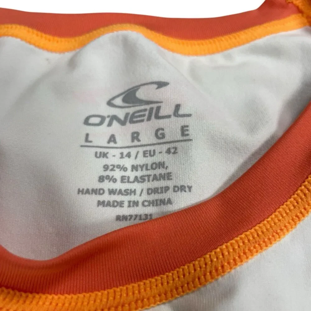 Girls Large O'Neil‎ Swim Short Sleeve Rashguard